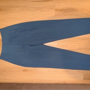 Zara Tailored High-Waist Blue Tapered Pants